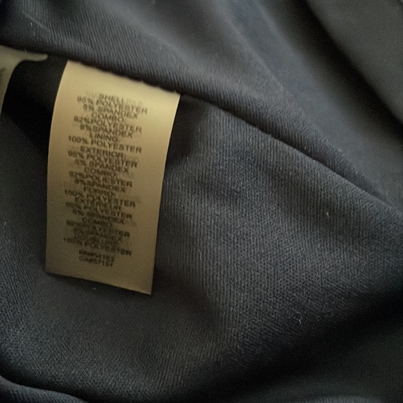 Guess Navy Blue Cap Sleeve Bodycon Dress with Black Mesh Panels Size 4 - Picture 8 of 12